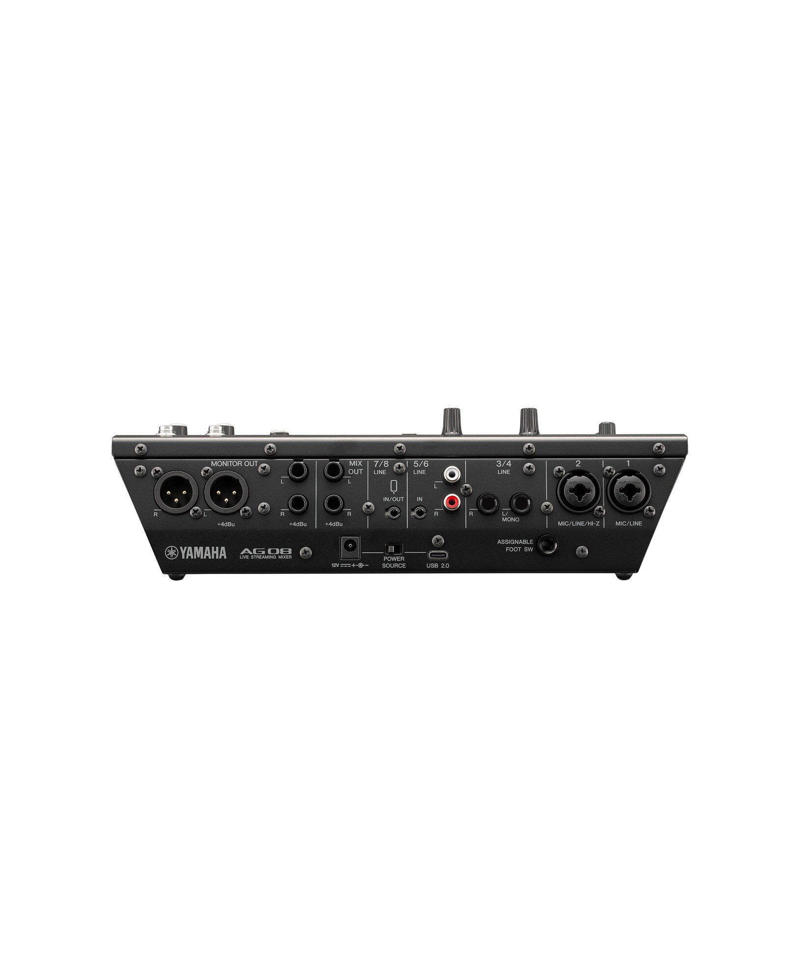 Yamaha AG08 8-Ch USB Live Streaming Mixer Phantom Power | SHOWTECHNIX